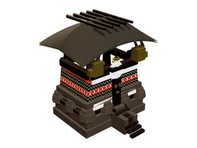 Rumah Bolon — model 3D