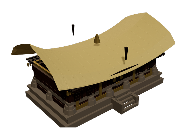 Rumah Melayu — model 3D