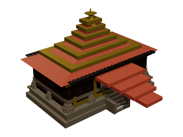 Rumah Limas — model 3D